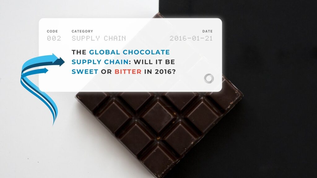 The Global Chocolate Supply Chain Will It Be Sweet or Bitter In 2016